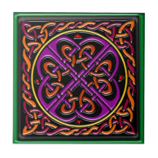 Celtic tile black