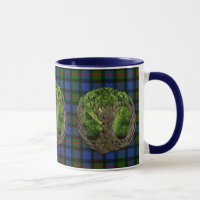 Celtic Tree Of Life And Clan Gunn Tartan