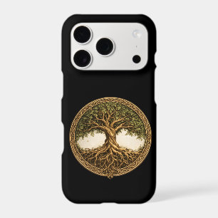 Celtic Tree of Life Black iPhone Case