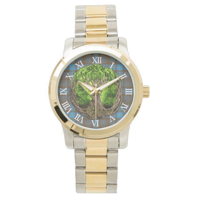 Celtic Tree Of Life Clan Hannah Watch (Front)