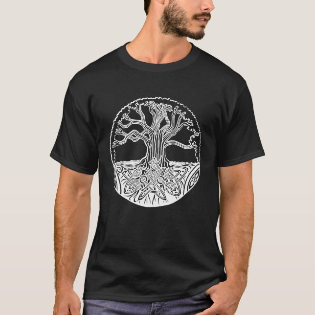 Celtic Tree Of Life Ireland T-Shirt (Front)