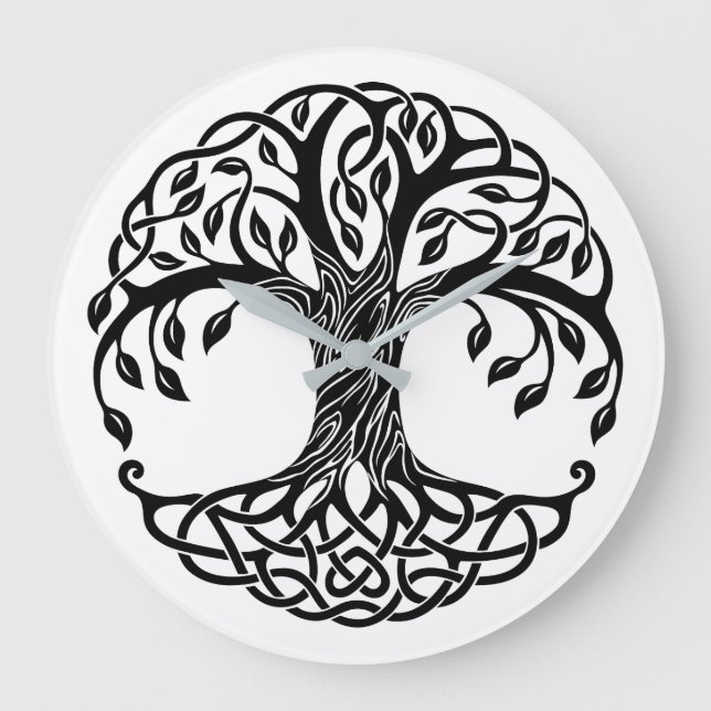 Celtic tree of life large clock (Front)