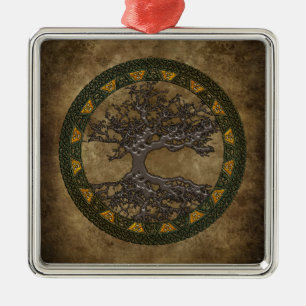 Celtic Tree of Life Metal Tree Decoration