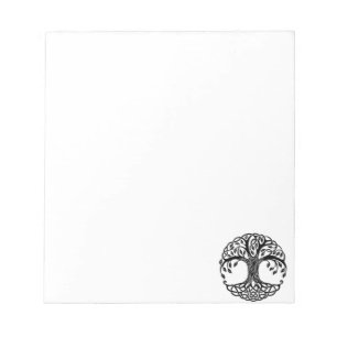Celtic tree of life notepad