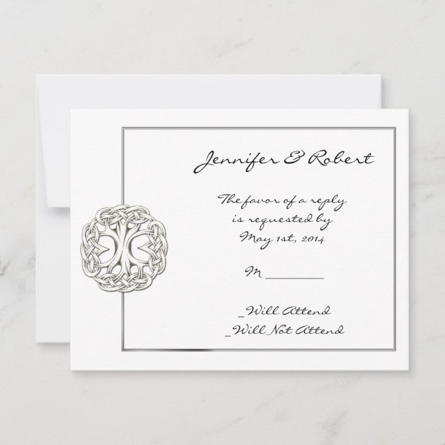 Celtic Tree of Life Response Card (Front)