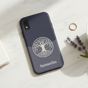 Celtic Tree of Life with Name Case-Mate iPhone Case