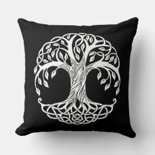 celtic tree pillow