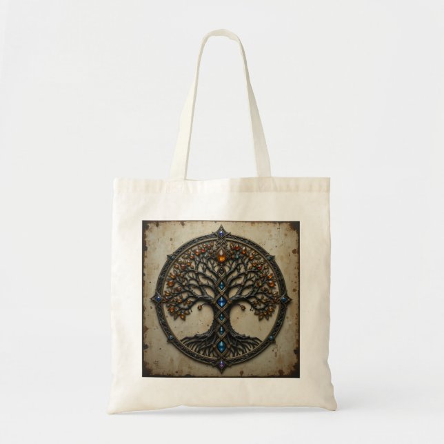 Celtic Tree Tote Bag (Front)