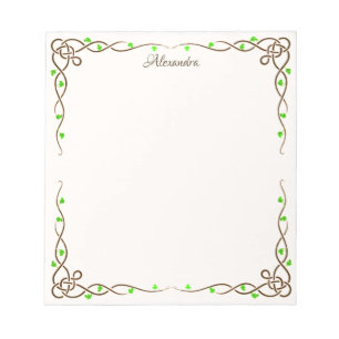 Celtic Trellis Notepad