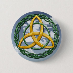 Celtic Trinity Knot 6 Cm Round Badge