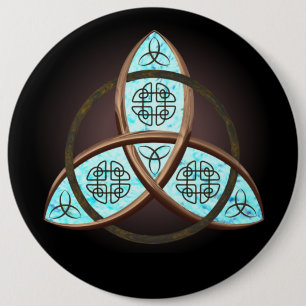 Celtic Trinity Knot 6 Cm Round Badge