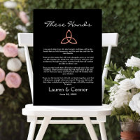 Celtic Trinity Knot Irish Wedding Vows Handfasting