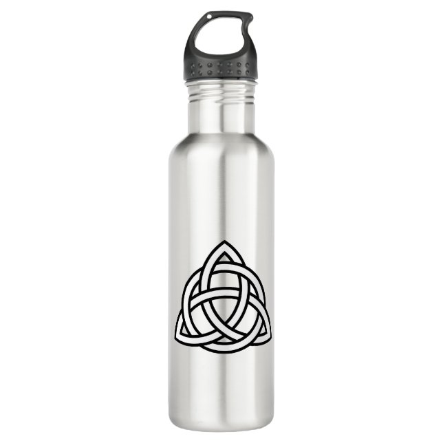 Celtic Trinity Knot Triquetra Symbol 710 Ml Water Bottle (Front)