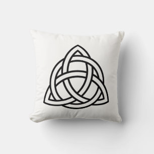 Celtic Trinity Knot Triquetra Symbol  Cushion