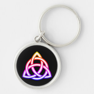 Celtic Trinity Knot Triquetra Symbol Key Ring