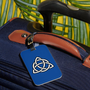Celtic Trinity Knot Triquetra Symbol Luggage Tag