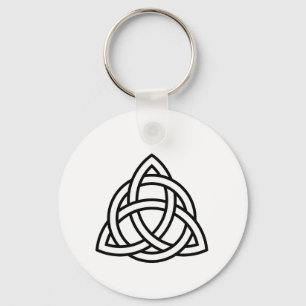 Celtic Trinity Knot Triquetra Wicca Symbol Key Ring