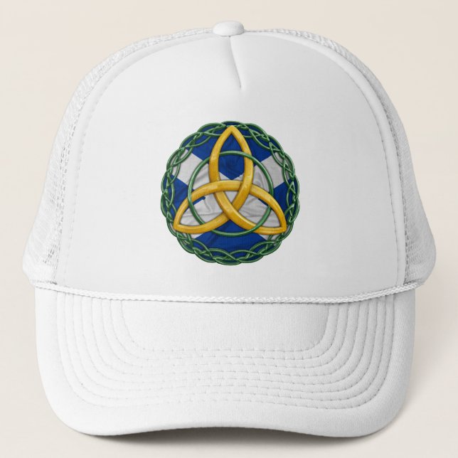 Celtic Trinity Knot Trucker Hat (Front)