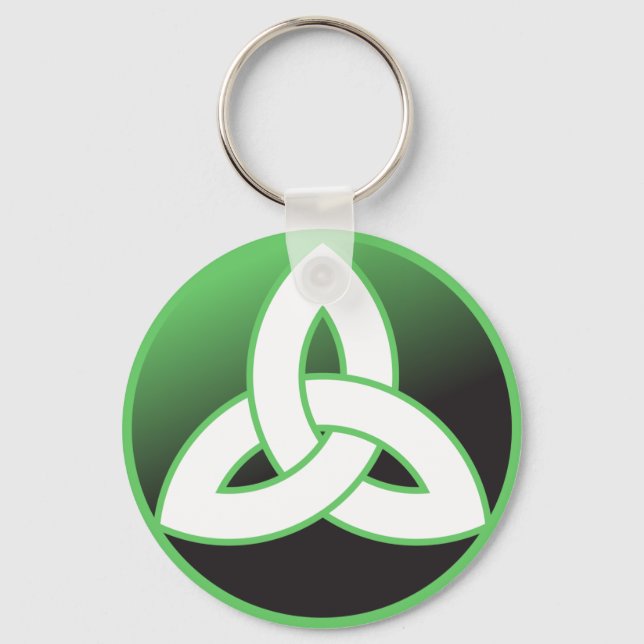 Celtic Trinity Knot Up Key Ring (Front)