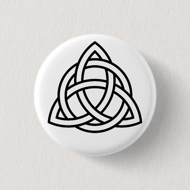 Celtic Triquetra (Trinity) Button (Front)
