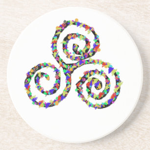 Celtic Triskelion Strength Coaster