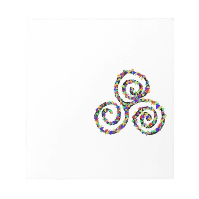 Celtic Triskelion Strength Notepad (Front)