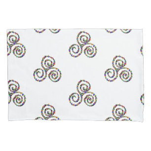 Celtic Triskelion Strength Pillowcase