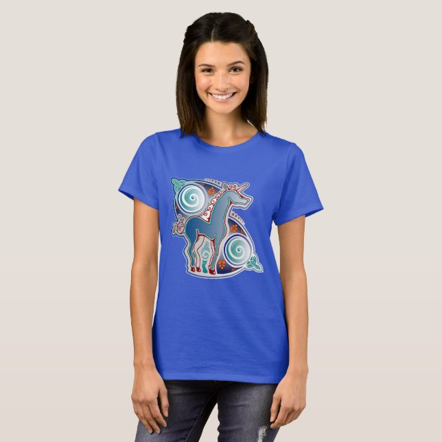 Celtic unicorn T-Shirt (Front Full)