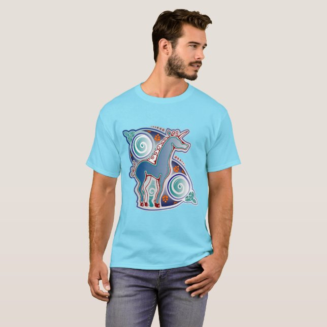 Celtic unicorn T-Shirt (Front Full)