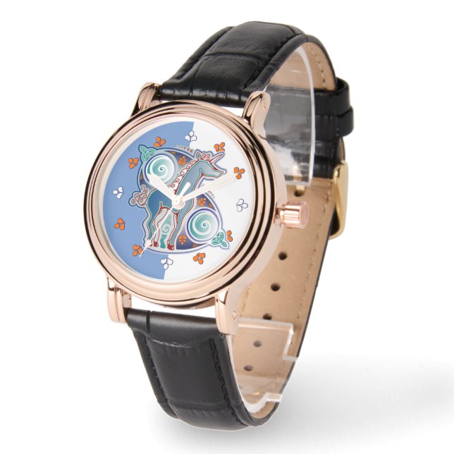 Celtic Unicorn watch (Angle)