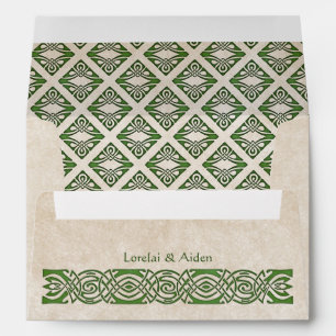 Celtic Viking Fantasy Wedding Envelope