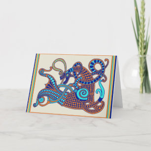 Celtic Viking Horse Greeting Card