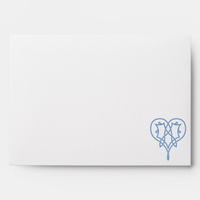 Celtic Weave Hearts in Periwinkle Envelopes (Front)