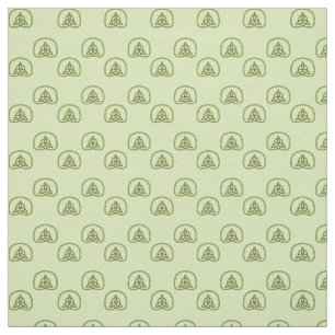 Celtic Weave on Light Green Fabric