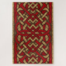 Celtic Welsh Knotwork Jigsaw Puzzle