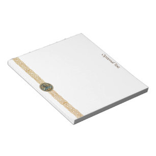 Celtic Wolf Knotwork Triad Notepad