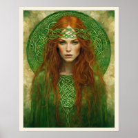 Celtic Women Series 7 of 17 Art Print Poster