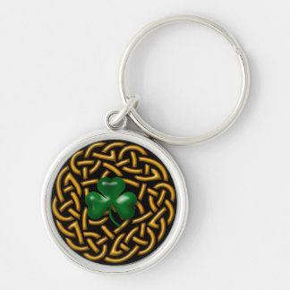 Celtic Wreath and Shamrock Key Ring