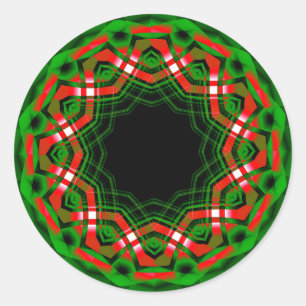 Celtic Yule Festival Classic Round Sticker