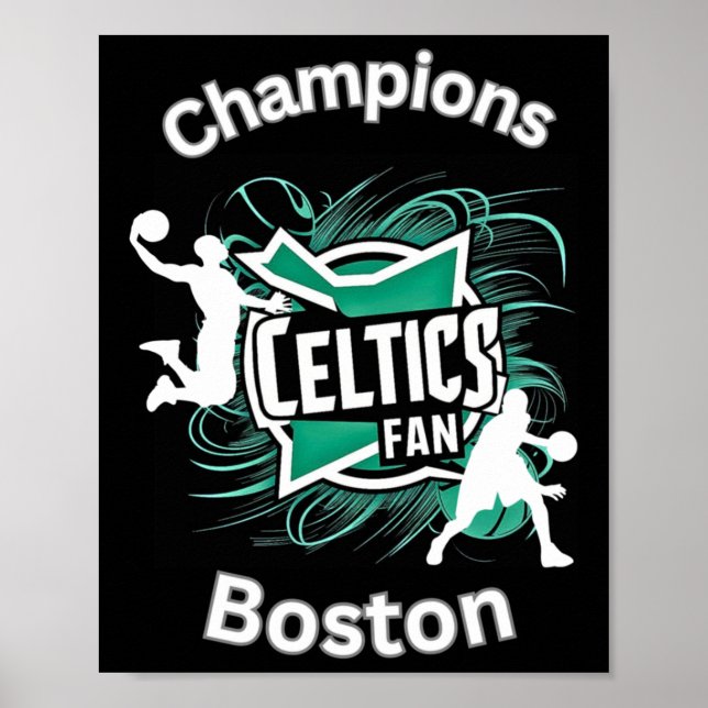 Celtics Basketball Tri-blend  Poster (Front)