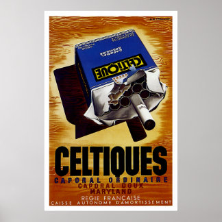 Celtiques Cigarettes Poster
