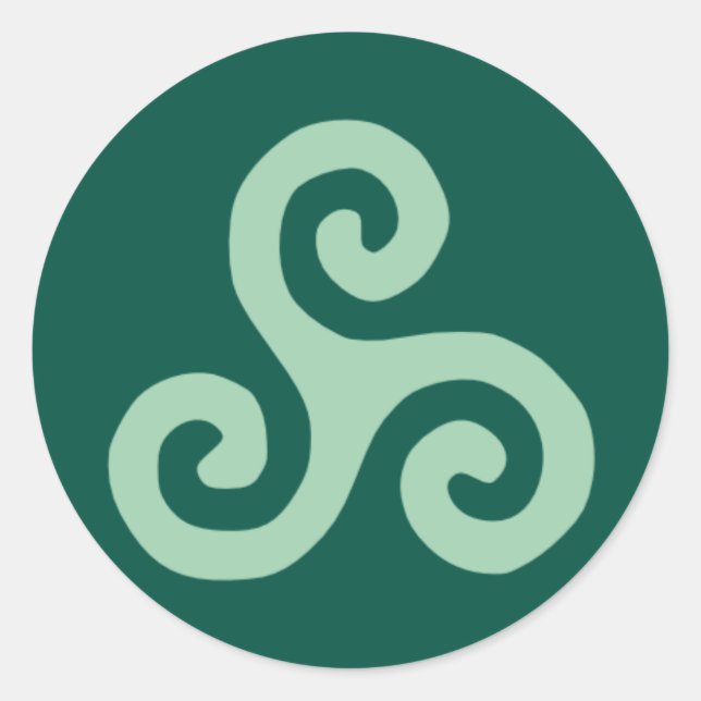 Celtism 1 classic round sticker (Front)