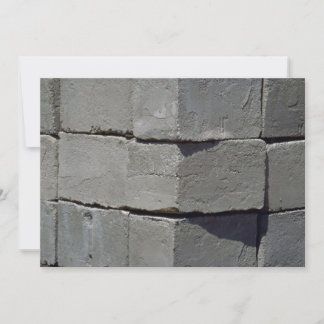 Cement block wall