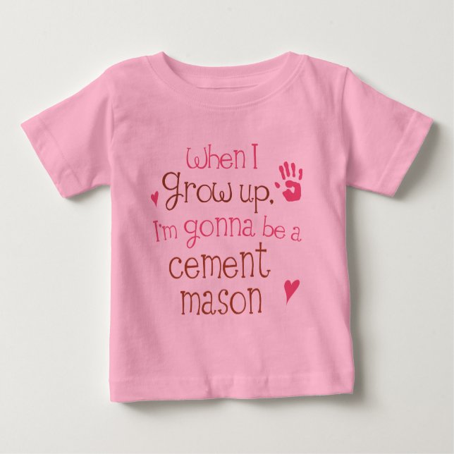 Cement Mason (Future) Infant Baby T-Shirt (Front)