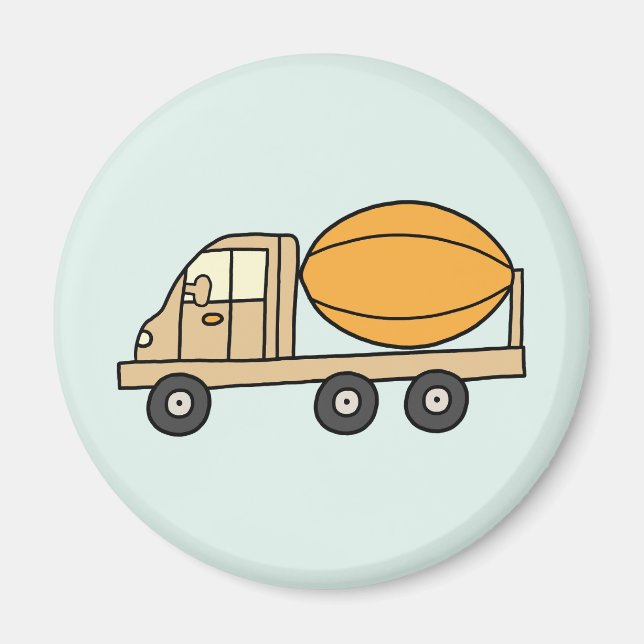Cement Mixer Magnet (Front)