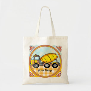 Cement Mixer Truck Tote Bag