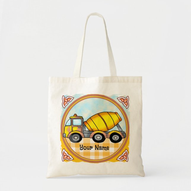 Cement Mixer Truck  Tote Bag (Front)
