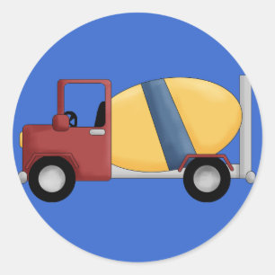 Cement Mixer Tshirts and Gifts Classic Round Sticker
