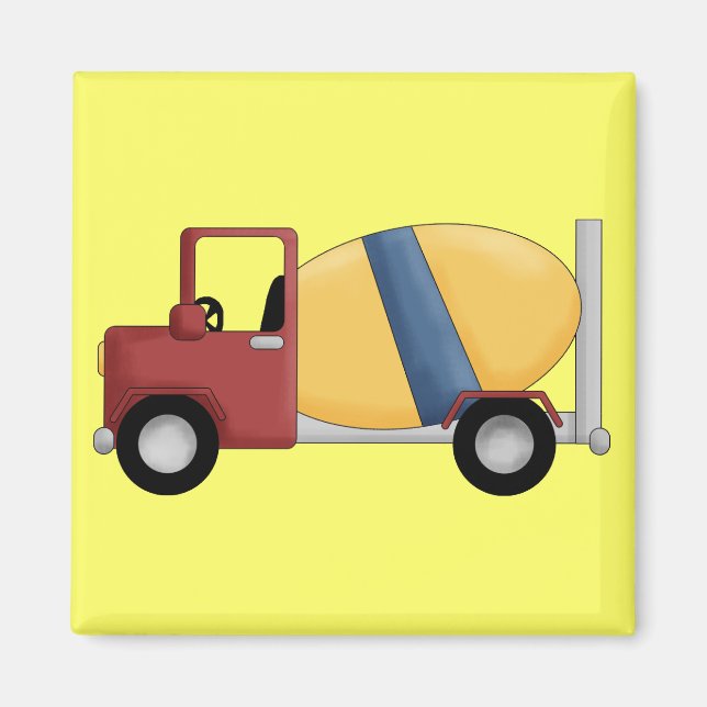 Cement Mixer Tshirts and Gifts Magnet (Front)