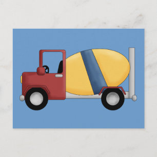 Cement Mixer Tshirts and Gifts Postcard